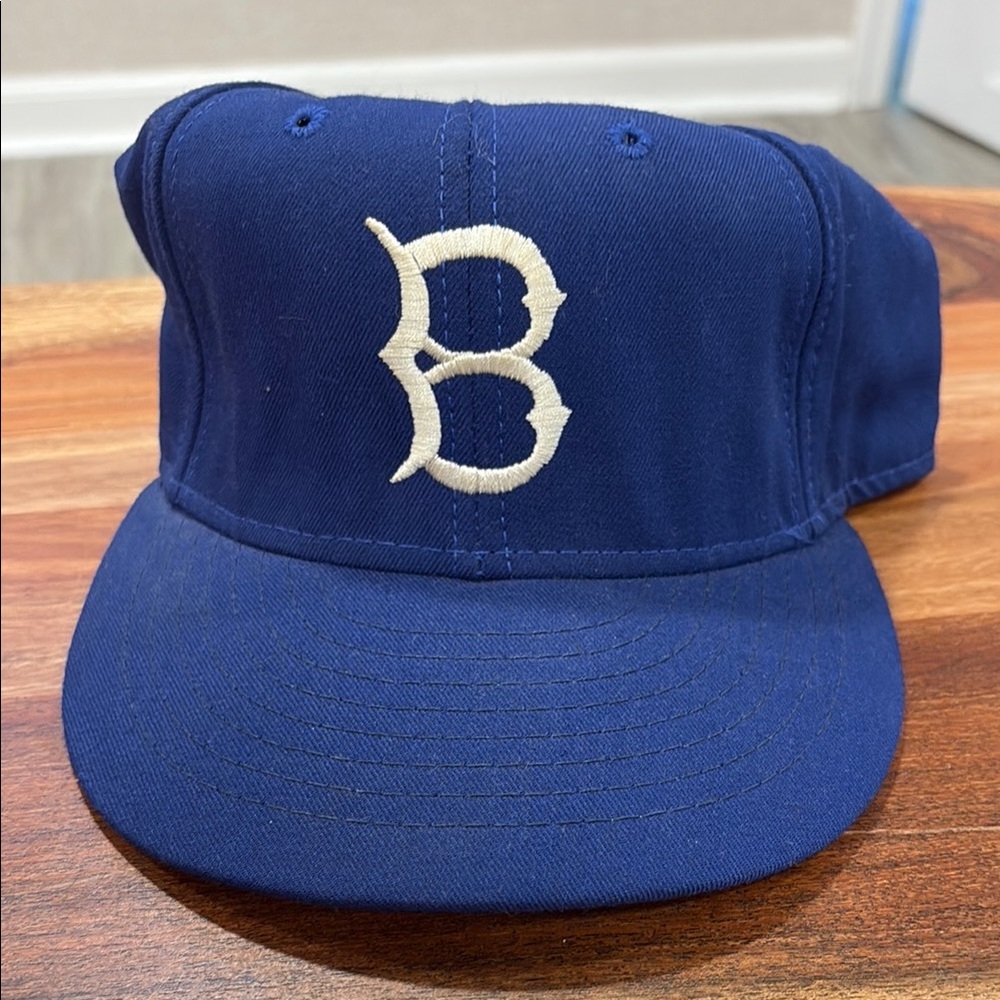 Blue Baseball Cap with White B Logo